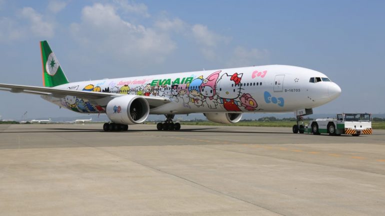 Hello Kitty Air con EVA Air