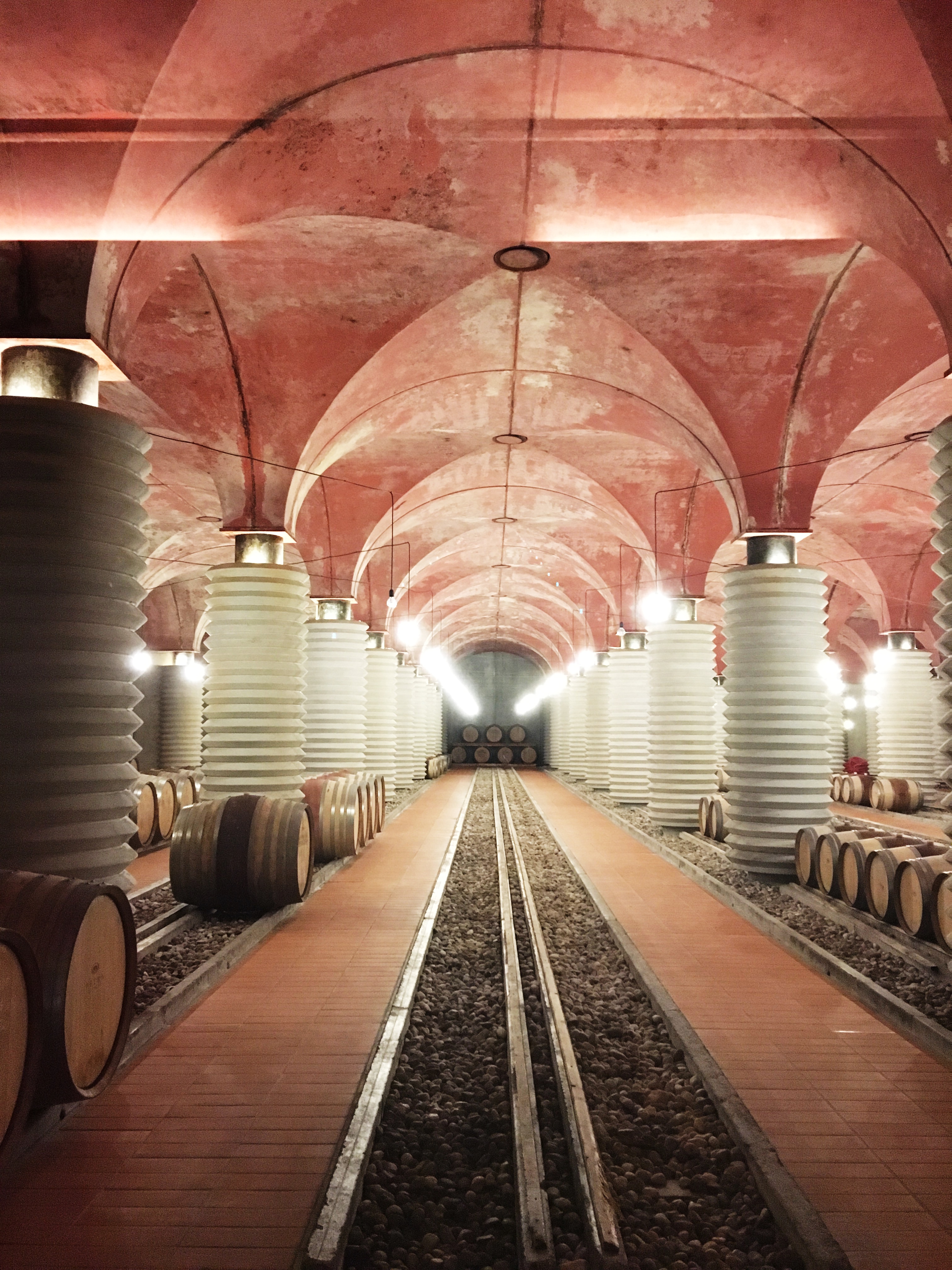 Interni della Cantina Petra - Mario Botta